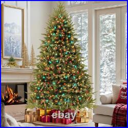 7.5ft Prelit Christmas Tree 700 LED RGBW Lights App Control Artificial Aspen Fir