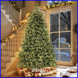 7.5ft Prelit Christmas Tree 700 LED RGBW Lights App Control Artificial Aspen Fir