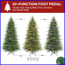 7.5ft Prelit Frasier Grande Christmas Tree 450 Twinkly LED Lights Hinged Stand