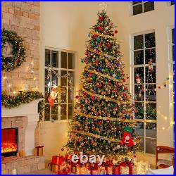 7.5ft Prelit Frasier Grande Christmas Tree 450 Twinkly LED Lights Hinged Stand