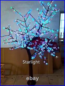 7.5ft RGB Multi-color Change 21 Functions Outdoor LED Cherry Blossom Tree Light