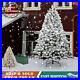 7_5ft_Snow_Flocked_Artificial_Christmas_Tree_Hinged_Pine_withLED_Light_Xmas_Decor_01_ikwc