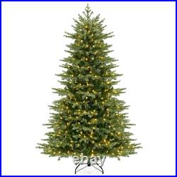 7 FT Artificial Christmas Tree with 3156 Lush PVC & PE Tips 400 LED Lights