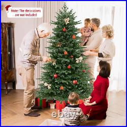 7 FT Artificial Christmas Tree with 3156 Lush PVC & PE Tips 400 LED Lights 7 FT Artificial Christmas Tree with 3156 Lush PVC & PE Tips 400 LED Lights