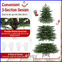 7 FT Artificial Christmas Tree with 3156 Lush PVC & PE Tips 400 LED Lights 7 FT Artificial Christmas Tree with 3156 Lush PVC & PE Tips 400 LED Lights