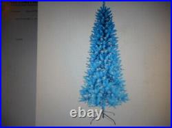 7 FT PRE LIT PINE CHRISTMAS TREE 350 Clear Lights New