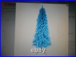 7 FT PRE LIT PINE CHRISTMAS TREE 350 Clear Lights New