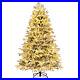 7_FT_Pre_Lit_Christmas_Tree_Snow_Flocked_Hinged_Xmas_Decoration_with_450_Lights_01_kmb