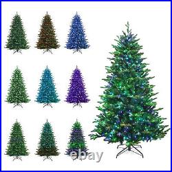 7 FT Pre-lit Artificial Christmas Tree with APP Control & 15 Lighting Modes
