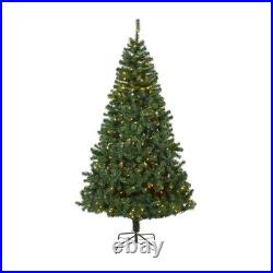 7' Northern Tip Pine Artificial Christmas Tree with 350 Clear LED Lights Home