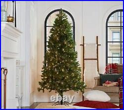 7' Prelit Natural Touch Spruce Christmas Tree by Valerie Holiday with Stand 7' Prelit Natural Touch Spruce Christmas Tree by Valerie Holiday with Stand