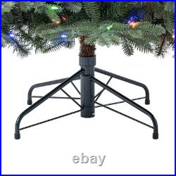 7-ft Balsam Fir Pre-lit Artificial Christmas Tree with Color Changing LED Lights