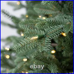 7-ft Balsam Fir Pre-lit Artificial Christmas Tree with Color Changing LED Lights