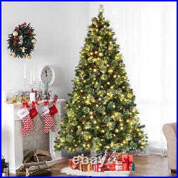 7 ft Christmas Tree Artificial 650 LED Lights Holiday Xmas Party Home Decoration 7 ft Christmas Tree Artificial 650 LED Lights Holiday Xmas Party Home Decoration