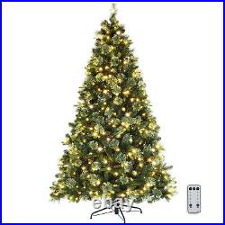 7 ft Christmas Tree Artificial 650 LED Lights Holiday Xmas Party Home Decoration 7 ft Christmas Tree Artificial 650 LED Lights Holiday Xmas Party Home Decoration