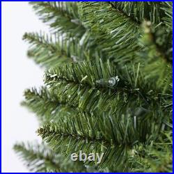 7 ft Pre-Lit Brinkley Pencil Pine Artificial Christmas Tree, Clear LED Lights
