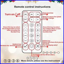 7 ft Prelit Smart Artificial Christmas Tree with 340 Multi-Color RGB LED Lights