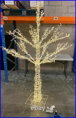 7ft (2.1 m) Christmas Twinkle Tree Of Lights With 1,600 Warm White LED Lights E