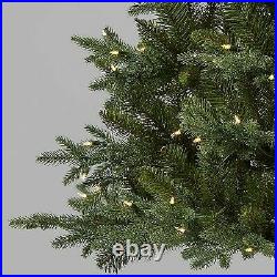 7ft Pre-Lit Full Balsam Fir Artificial Christmas Tree Clear Lights AutoConnect