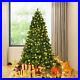 7ft_Pre_Lit_PVC_Artificial_Christmas_Tree_Hinged_LED_Lights_Metal_Stand_01_bac