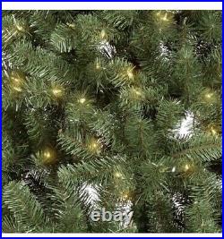 7ft Pre-lit Artificial Christmas Tree Alberta Spruce Clear Lights- Wondershop