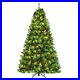 8_FT_Pre_lit_Artificial_Christmas_Tree_Hinged_Xmas_Tree_with_LED_Lights_01_yxft