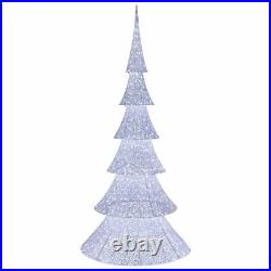 8' Holiday Glitter Tree With 1000 LED LIGHTS NEW FREE SHIPPING