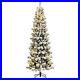 8_Pre_Lit_Hinged_Christmas_Tree_Snow_Flocked_with_9_Modes_Remote_Control_Lights_01_skf