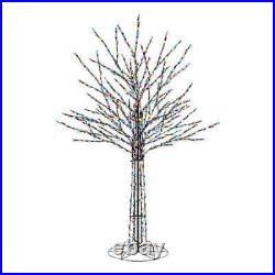 8 ft Christmas Tree Bare Branch Multi LED Holiday Home Decor Outdor Yard Plug In