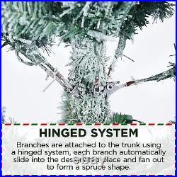 9Ft Pre-Lit Christmas Tree Warm White Lights Holiday Decor Christmas LED Tree