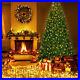9Ft_Pre_Lit_PVC_Artificial_Christmas_Tree_Hinged_with_700_LED_Lights_Stand_Home_01_zpom