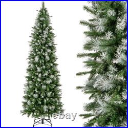 9 FT Pre-Lit Artificial Christmas Tree with 1228 Frosted Tips 470 LED Lights