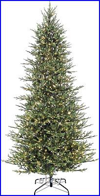 9 Foot Pre-Lit Slim Balsam Fir Artificial Christmas Tree with 800 Clear Lights