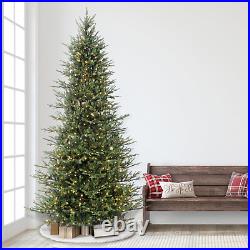 9 Foot Pre-Lit Slim Balsam Fir Artificial Christmas Tree with 800 Clear Lights