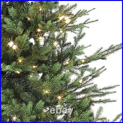 9 Foot Pre-Lit Slim Balsam Fir Artificial Christmas Tree with 800 Clear Lights