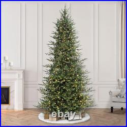 9 Foot Pre-Lit Slim Balsam Fir Artificial Christmas Tree with 800 Clear Lights