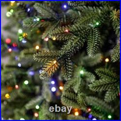 9 Ft Artificial Christmas Tree 2700 Radiant Micro LED Lights Pre-Lit Aspen