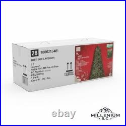 9 Ft. Jackson Noble Fir LED Pre-Lit Artificial Christmas Tree T24