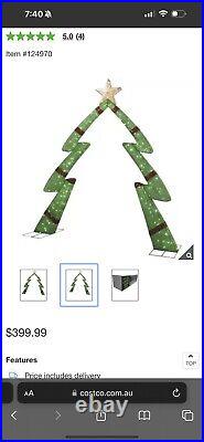 9 Ft Led Glittering Tree Arch 1487593 New
