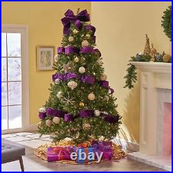 9-ft Fraser Fir Hinged Artificial Christmas Tree (Ornaments Not Included)
