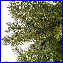 9-ft Mixed Spruce Hinged Artificial Christmas Tree (Ornaments Not Included)