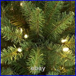 9 ft. Pre-lit Slim Fraser Fir Artificial Christmas Tree Clear Lights