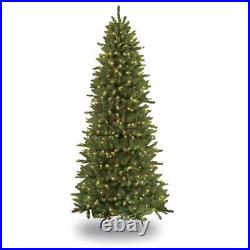 9 ft. Pre-lit incandescent slim fraser fir artificial christmas tree with 8