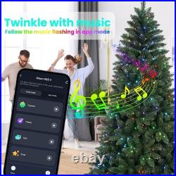 9 ft Prelit Artificia Christmas Tree with 620 Multi-Color Changing RGB LED Light