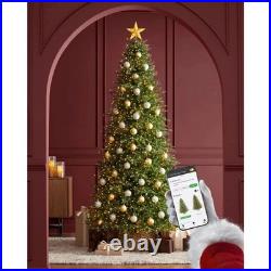 9 ft SMART Grand Duchess Twinkling Balsam Fir Slim LED Pre-Lit Tree