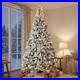 9ft_Flocked_Prelit_Christmas_Tree_Hinged_Fraser_Fir_with_LEDs_01_cay