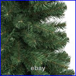 9ft Slim Christmas Tree With Lights Realistic Skinny Pencil Christmas Tree Prelit