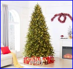 9ft Slim Christmas Tree With Lights Realistic Skinny Pencil Christmas Tree Prelit