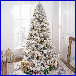 9ft Slim Christmas Tree With Lights Realistic Skinny Pencil Christmas Tree Prelit