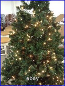 Akari International Inc 7.5' Pre-lit LED Clear Lights Artificial Christmas Tree